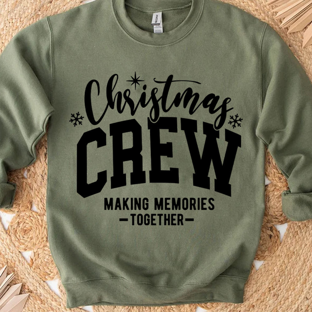 Christmas Crew Making Memories Together Shirt, Merry Christmas Sweater, Xmas Holiday Sweatshirt T1653