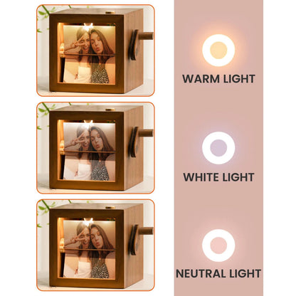 Friend Photo Flipbook Frame, Bestie Personalized Photo Box With Light, Picture Box Friendship Gift For Her, Bff Home Decor, Soul Sister Gift 683865