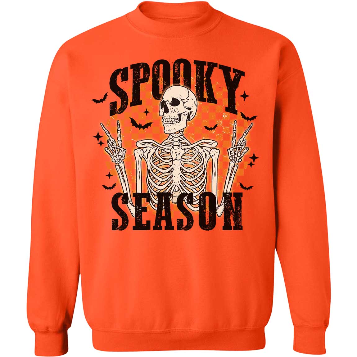 Spooky Season Retro Skull Smiley Face Halloween Shirt, Trendy Halloween Shirt 776V2