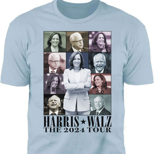 Harris Walz The Eras Tour Shirt | Kamala Harris 2024 Shirt | Tim Walz 2024 Shirt | Democrat Shirt Bright C1461 - KH2