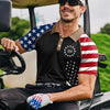 Patriotic American Graphic Polo Shirt| Personalized Golf Shirt | Golf Team Outfit | Gift For Golf Lovers 683996