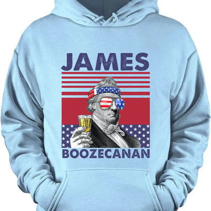 James Boozecanan Funny 4th Of July Drinking Shirt Bright T1186