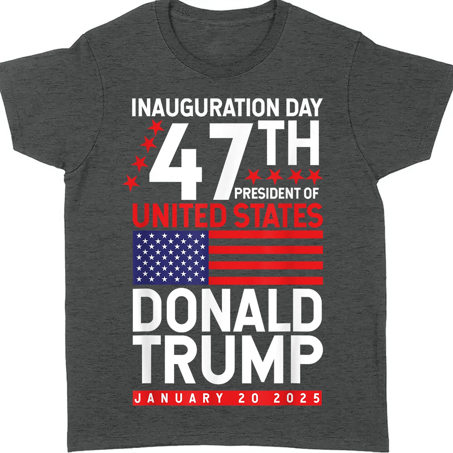 Trump 47th President Of United State, Trump Won Shirt Dark M1717 - GOP