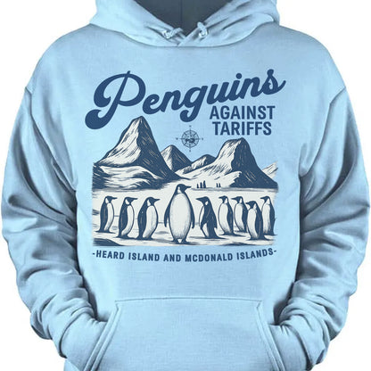 Penguins Against Tariffs Shirt – Funny 8647 Anti Trump Shirt, Resist Penguins Tariff Protest Bright T-Shirt, Anti MAGA Political Tee 682193