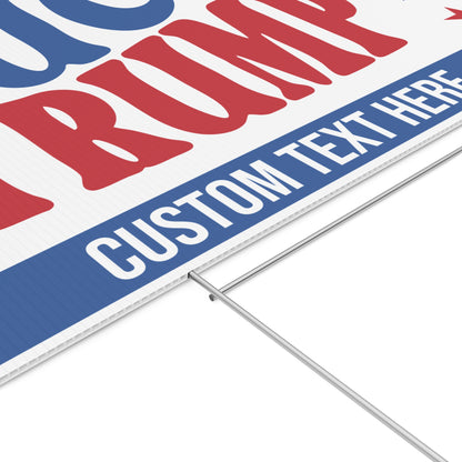 Personalized Subtle 8647 Anti Trump Yard Sign – Custom Political Protest Lawn Display for Kamala Supporters 682200