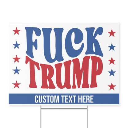 Personalized Subtle 8647 Anti Trump Yard Sign – Custom Political Protest Lawn Display for Kamala Supporters 682200