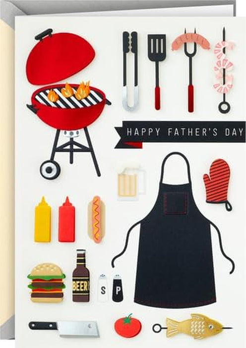 Signature Fathers Day Card Barbecue For Dad