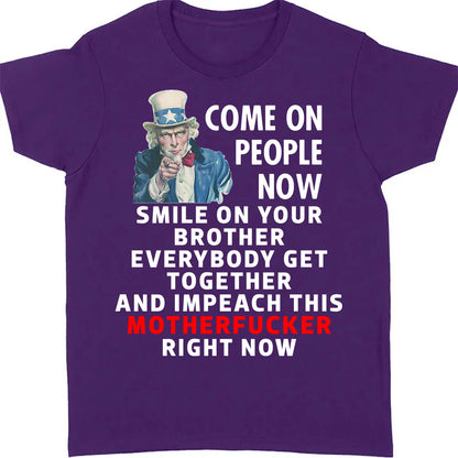 Impeach Trump Now Shirt - 8647 Anti Trump Shirt, FDT Political Dark Shirt For Democrats And Anti MAGA Activists 682211