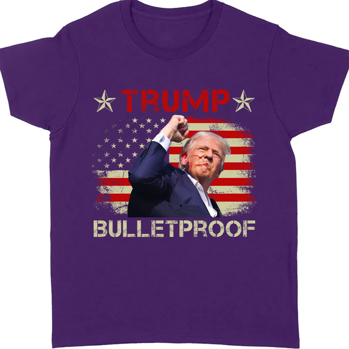Bullet Proof | Trump Fight 2024 Shirt Pennsylvania Rally | Donald Trump Shirt Dark T1151 - GOP
