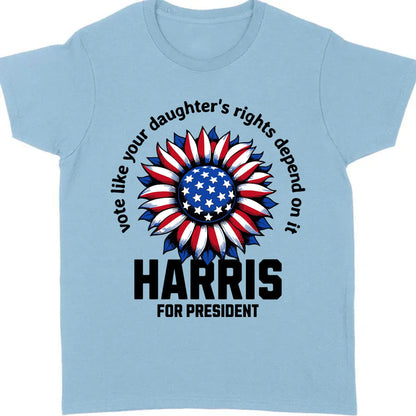 Kamala Harris Vote For Women Rights Shirt | Kamala Harris 2024 Shirt | Democrat Shirt Bright T1449 - KH2