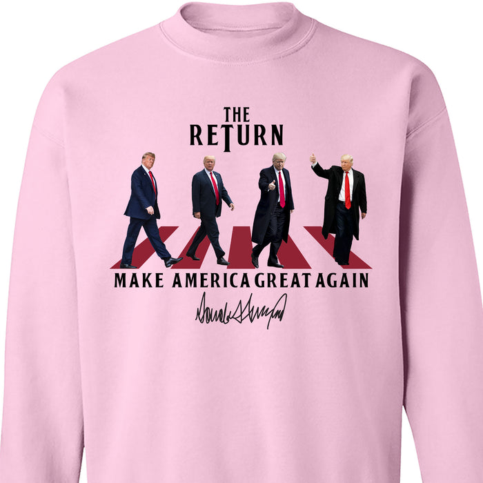 The Return MAGA Shirt | Donald Trump Homage Shirt | Donald Trump Fan Tees C898 Bright - GOP