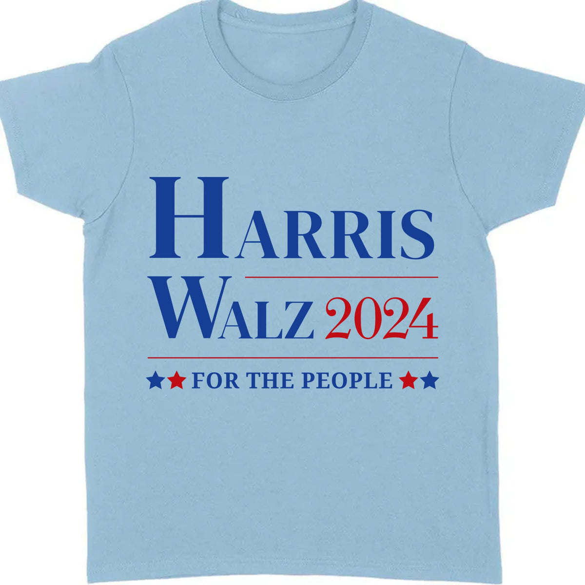 Harris Walz For The People 2024 Shirt | Kamala Harris 2024 Shirt | Democrat Shirt Bright T1150 - KH2