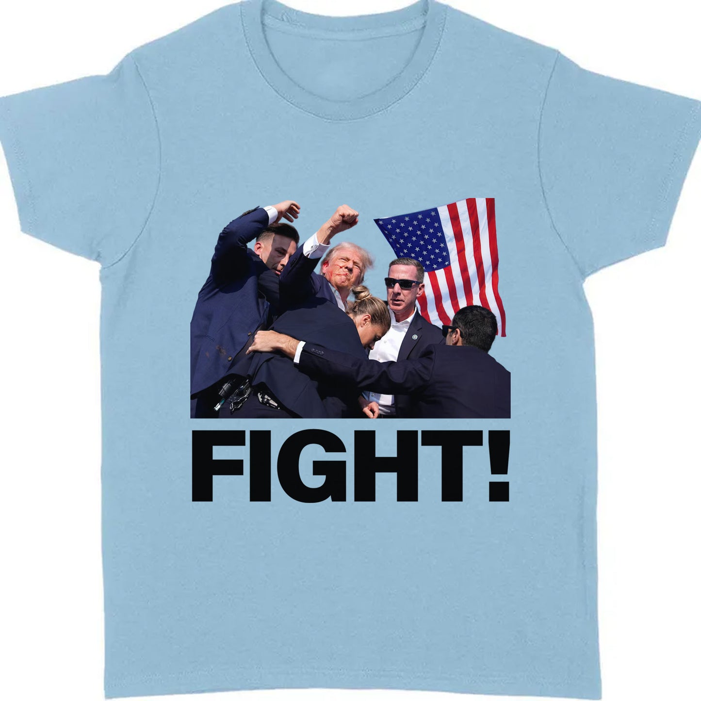 Fight | Trump Fight Shirt | Donald Trump Shirt Bright T1124- GOP
