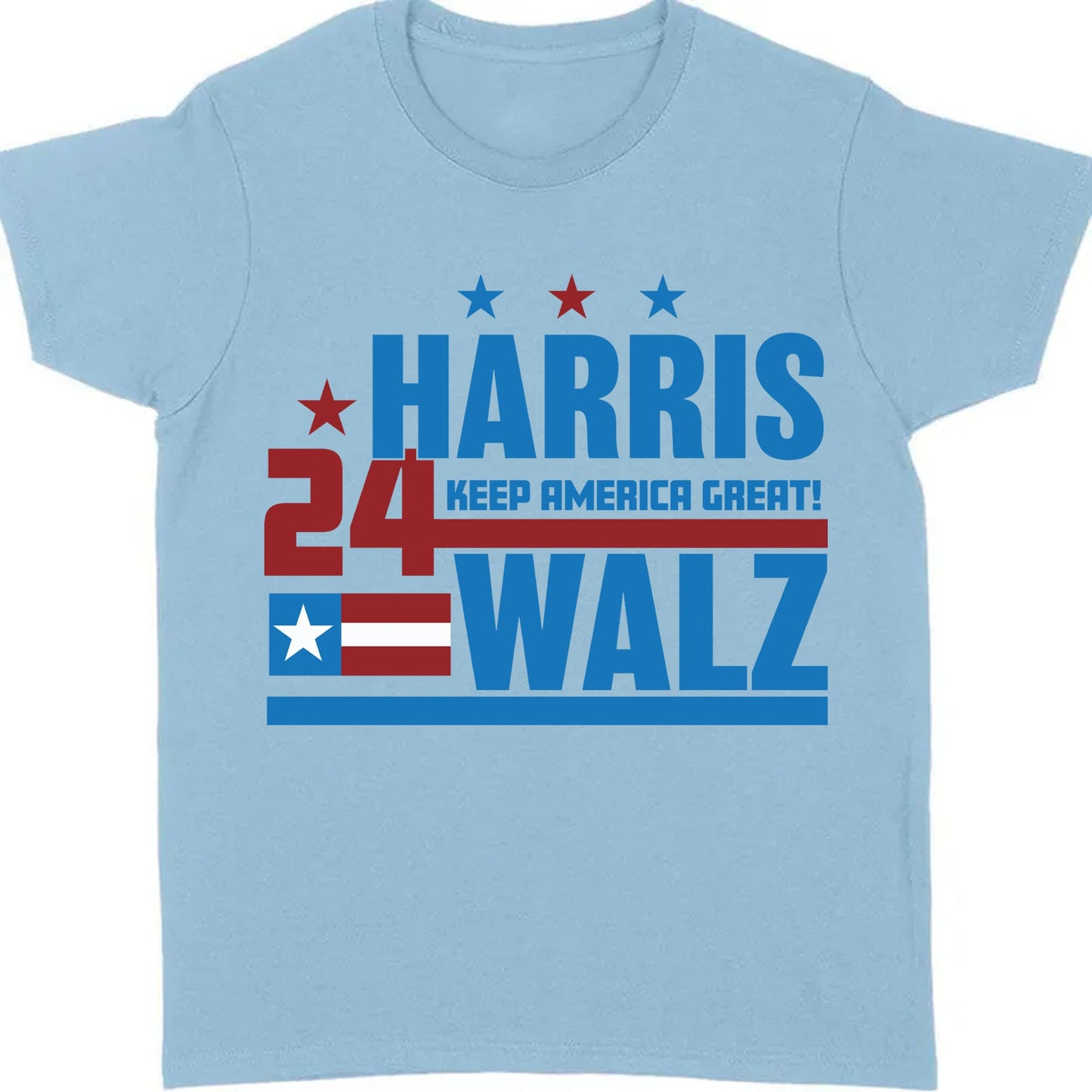 Keep America Great | Harris Walz 2024 Shirt | Kamala Harris 2024 Shirt | Tim Walz Shirt | Democrat Shirt Bright T1257 - KH2