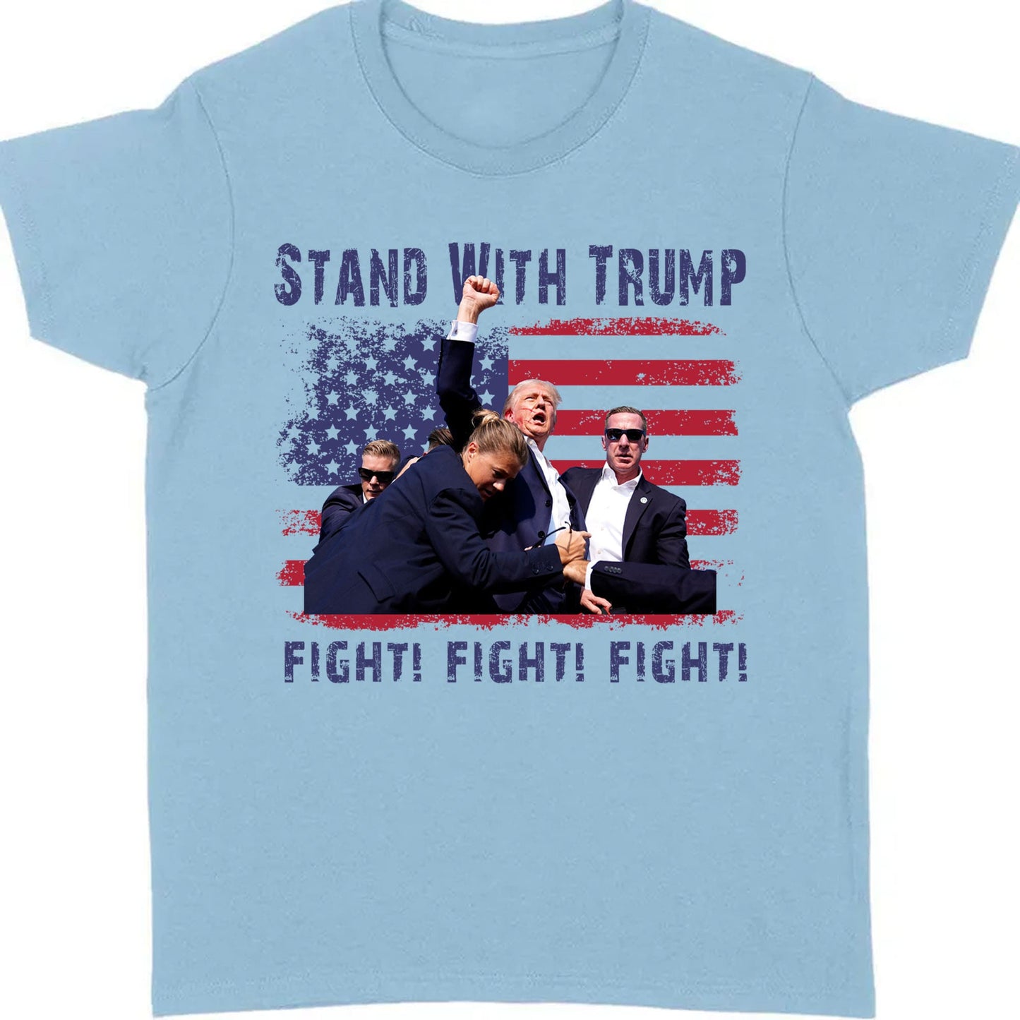 Stand With Trump | Trump Fight Shirt | Donald Trump Shirt Bright T1132 - GOP