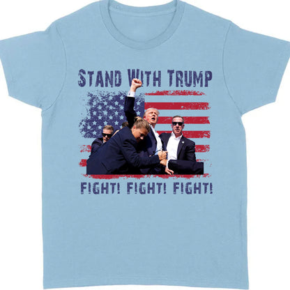 Stand With Trump | Trump Fight Shirt | Donald Trump Shirt Bright T1132 - GOP