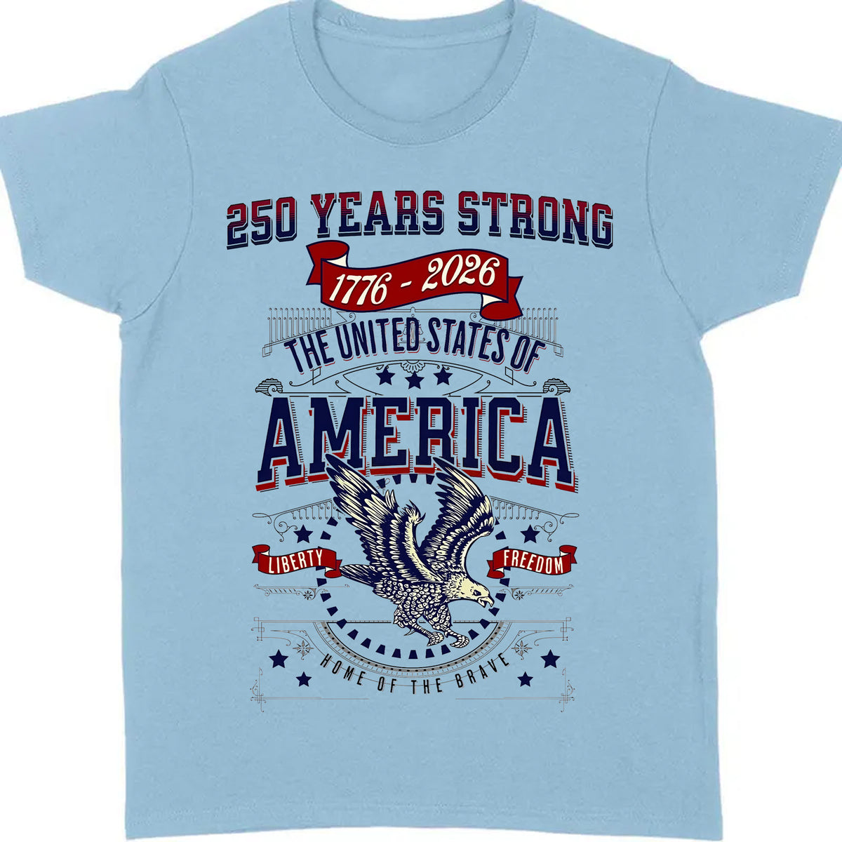 250 Years Strong USA Shirt | Happy 250th Birthday USA Shirt | America 250th Anniversary Tee | Independence Day T-Shirt 682535