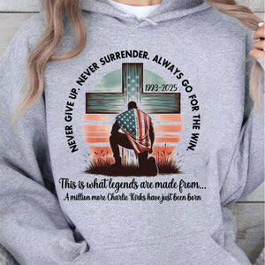Charlie Kirk Inspirational Faith Sweatshirt | Justice For Charlie Kirk Pullover | Conservative Free Speech Sweater | Human Rights Apparel 682848
