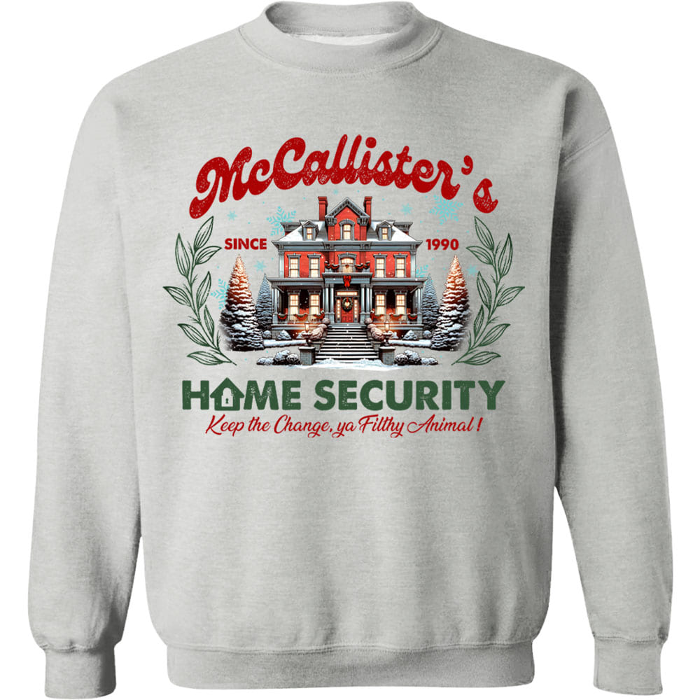 McCallister's Christmas Movie Shirt, Christmas 90's Movie Sweater, Funny Christmas Sweatshirt T1635