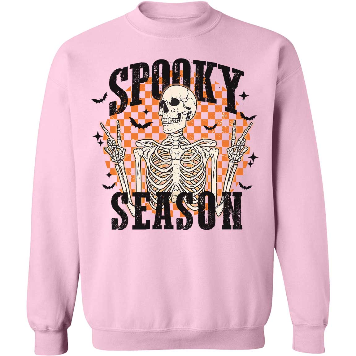 Spooky Season Retro Skull Smiley Face Halloween Shirt, Trendy Halloween Shirt 776V2