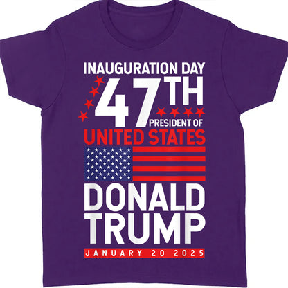 Trump 47th President Of United State, Trump Won Shirt Dark M1717 - GOP