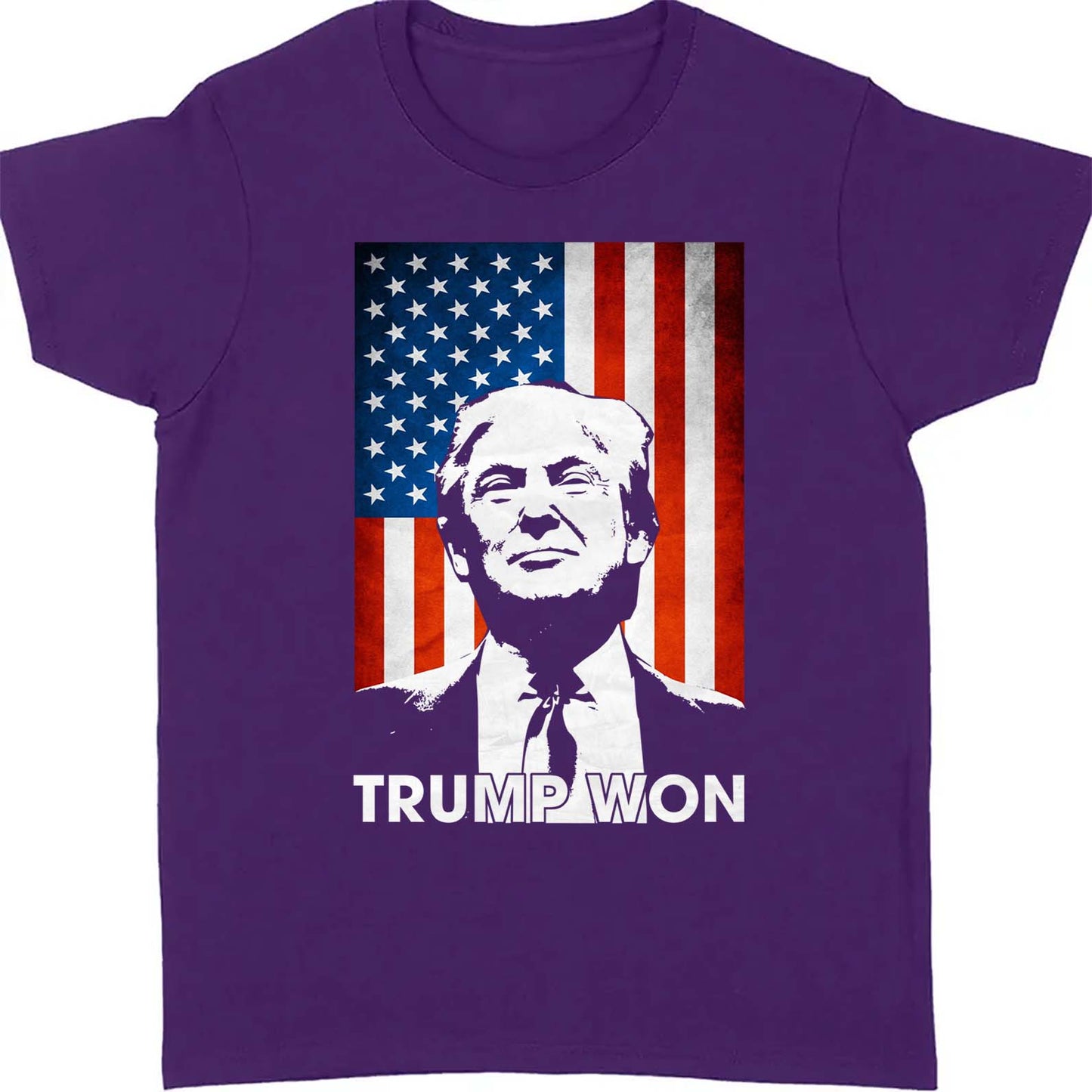 Trump Won 2024, Trump Winning Election Shirt, Trump 47th President Shirt Dark T1712 - GOP