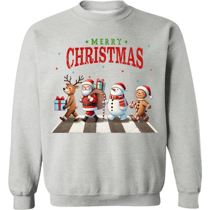Merry Christmas Shirt, Cute Christmas Elements Sweater, Xmas Holiday Sweatshirt T1641