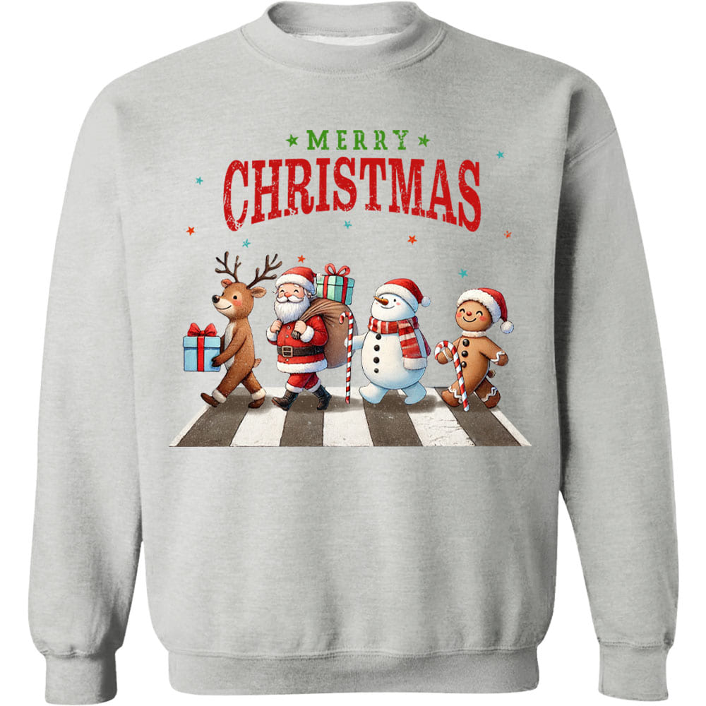 Merry Christmas Shirt, Cute Christmas Elements Sweater, Xmas Holiday Sweatshirt T1641