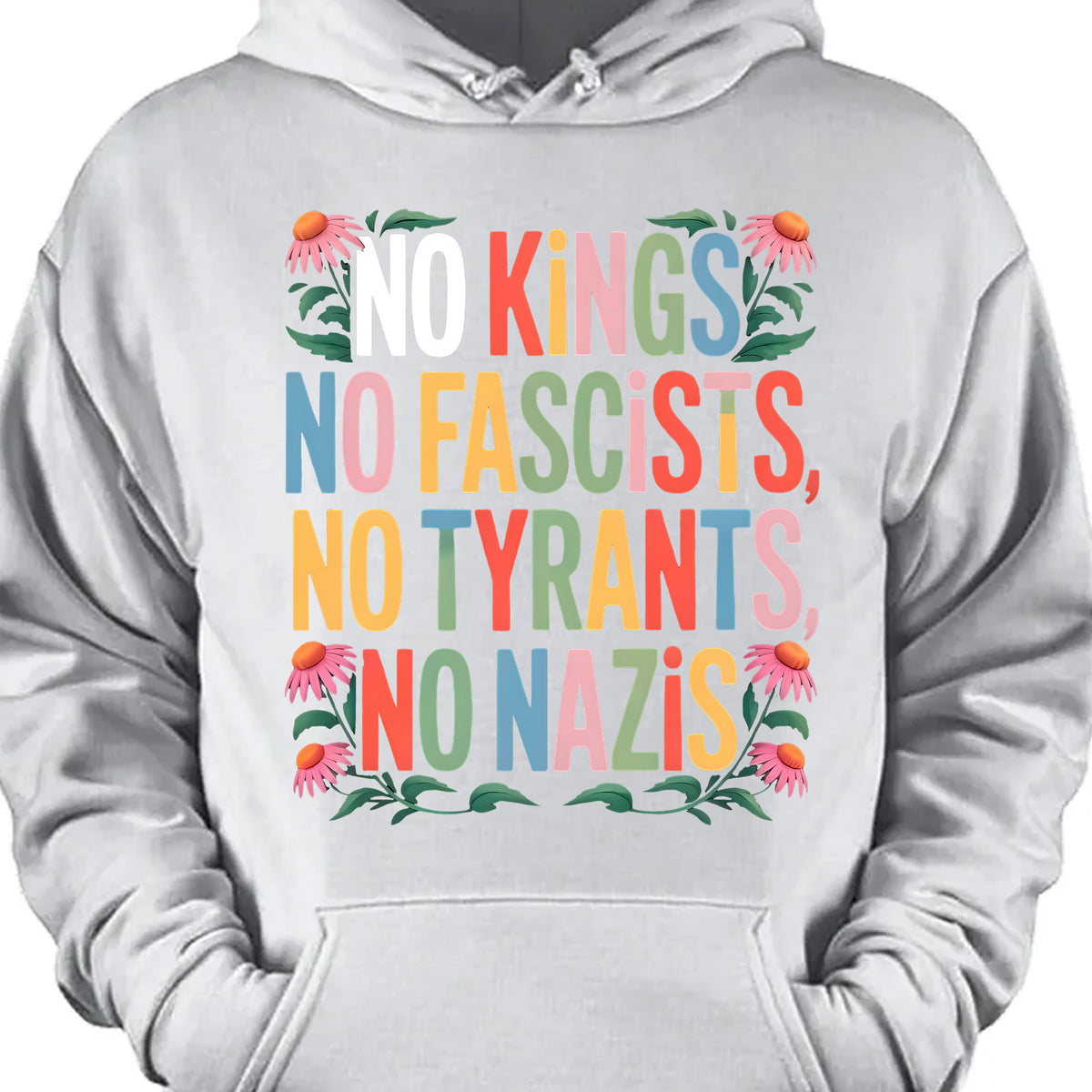 No Kings No Fascists No Tyrants No Nazis Shirt, Anti Trump Protest Tee, Anti Republican Dark Shirt 682477