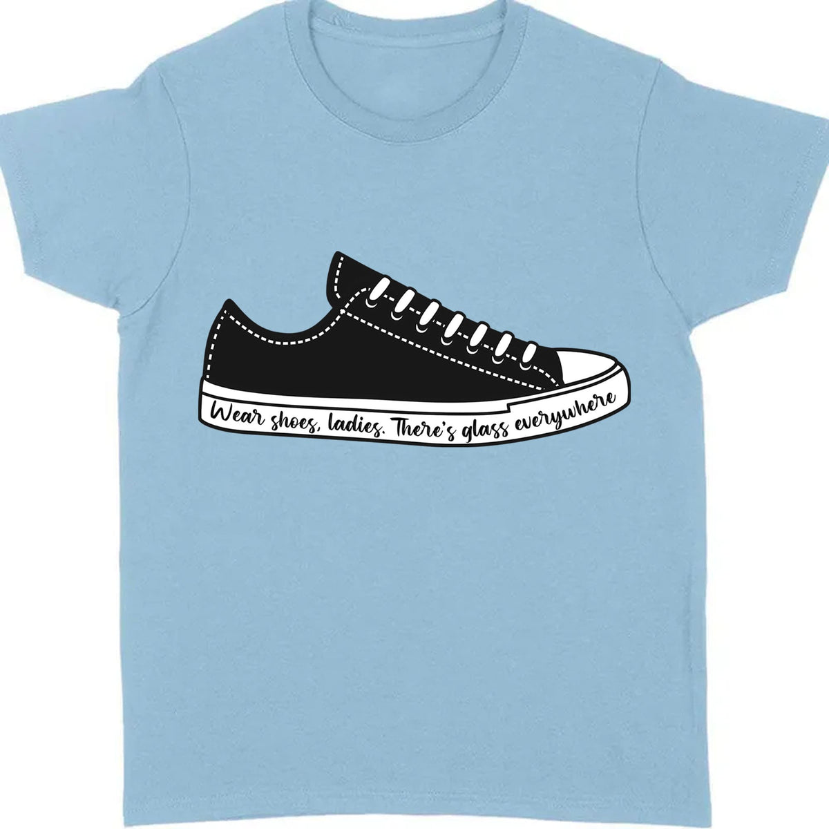 Wear Shoes Ladies There's Everywhere Shirt | Kamala Harris 2024 Shirt | Democrat Shirt Bright T1561 - KH2