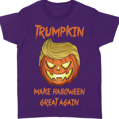 Trumpkin Make Halloween Great Again | Trump 2024 Shirt | Halloween Shirt | Trump Supporters Shirt Dark T1227 - GOP