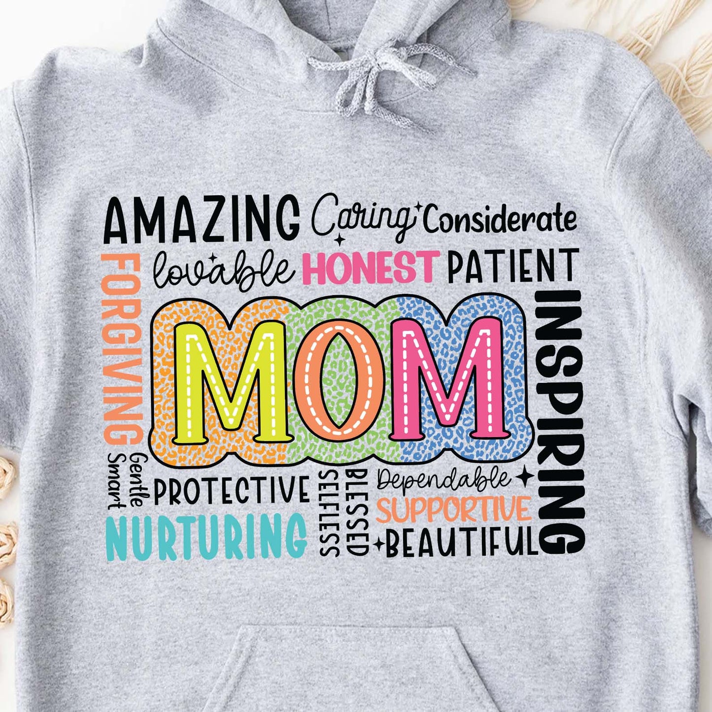 Inspire Mom Sweatshirt - Retro Blessed Mama Pullover, Inspirational Mother's Day Gift, Mom Life Quote Shirt for Strong Moms 682153