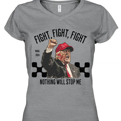 Nothing Will Stop Me | Trump Fight 2024 Shirt Pennsylvania Rally | Shirt Bright C1117 - GOP