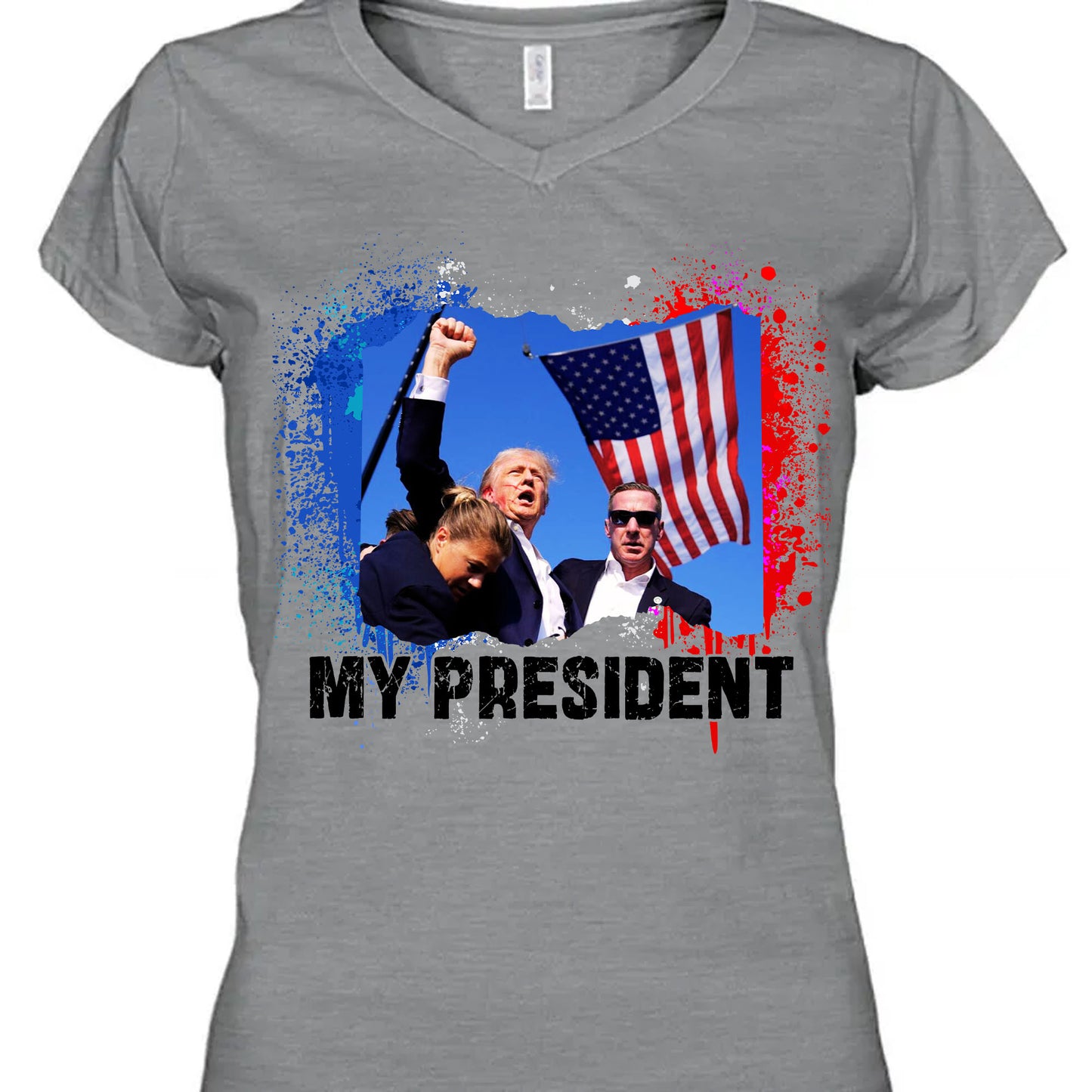 Trump Is My President | Trump Fight 2024 Shirt Pennsylvania Rally | Shirt Bright C1113 - GOP