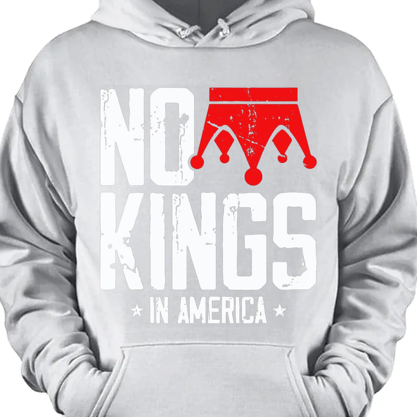 No King in America Shirt, Vintage Patriotic Tee, Anti Trump Anti MAGA Dark Shirt 682474