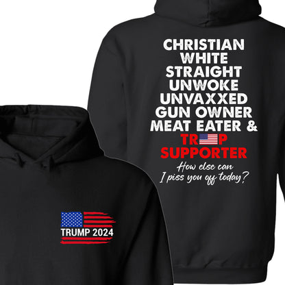 Trump Supporter Tees | Donald Trump Homage Shirt | Donald Trump Fan Front & Back Shirt C916 - GOP