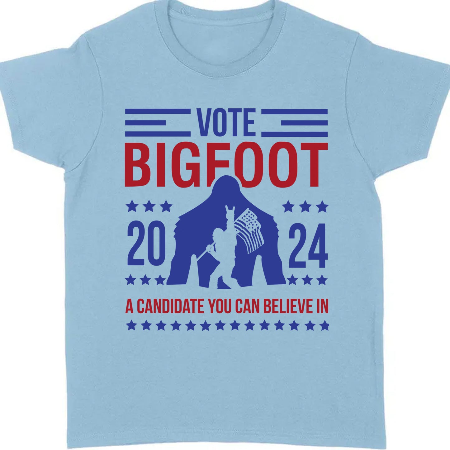 Vote Bigfoot Shirt | Funny Bigfoot for President Shirt | Funny 2024 Election Shirt | Funny Sasquatch Shirt | Bigfoot Lover Shirt | Bigfoot 2024 - T1037 - GOP