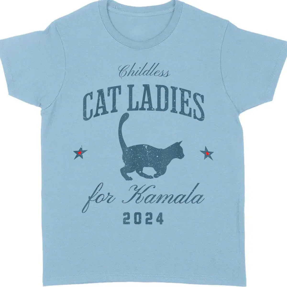 Childless Cat Ladies For Kamala Shirt | Kamala Harris 2024 Shirt | Democrat Shirt Bright T1236 - KH2