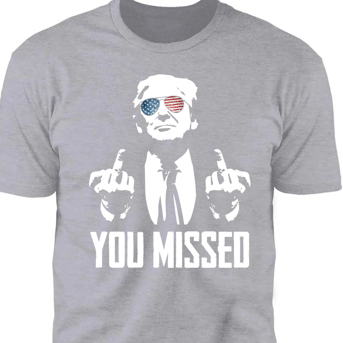 You Missed | Trump Fight 2024 Shirt Pennsylvania Rally | Shirt Dark C1115 - GOP