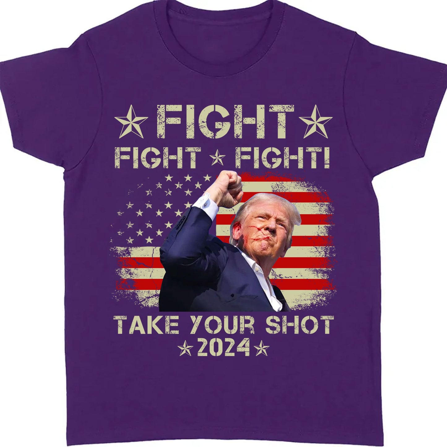Take Your Shot | Trump Fight 2024 Shirt Pennsylvania Rally | Trump Supporters Shirt Dark T1159 - GOP