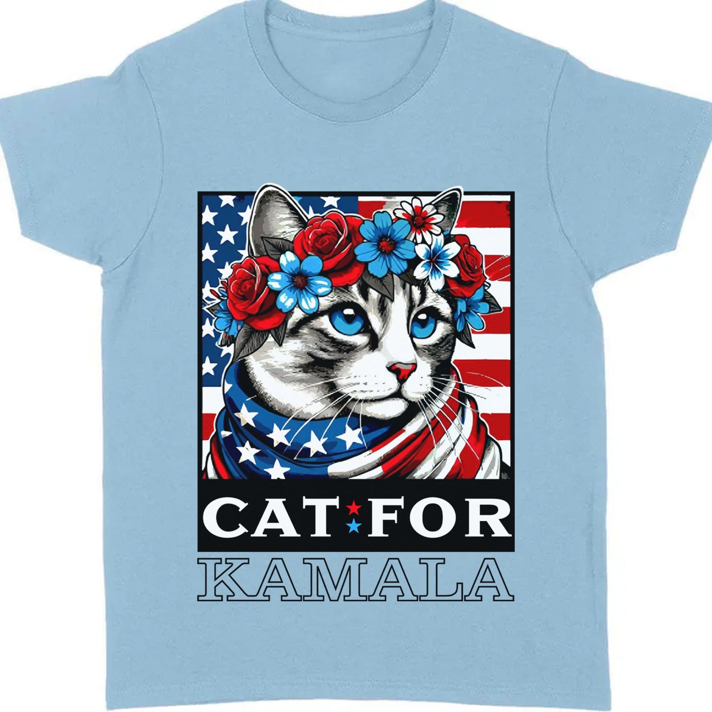 Cats For Kamala Shirt | Kamala Harris 2024 President Shirt | Democrat Shirt Bright T1478 - KH2