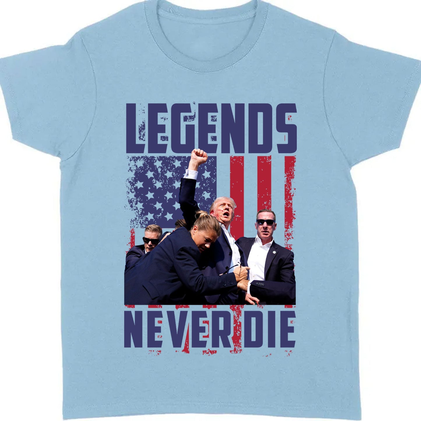 Legends Never Die | Trump Fight 2024 Shirt | Trump 2024 Pennsylvania Rally | Trump Supporters Shirt Bright T1129 - GOP