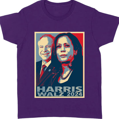 Kamala Harris Tim Walz Shirt, Harris Walz Shirt, Kamala Harris 2024 Shirt, Democrat Shirt Dark T1373 - KH2