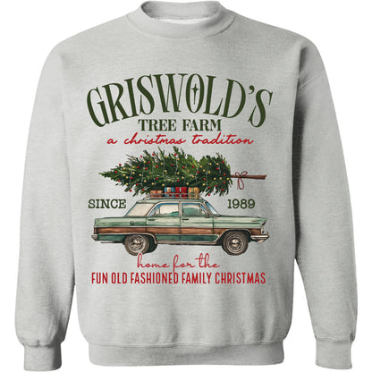Griswold Christmas Tree Farm Shirt, Christmas Vacation Sweater, Retro Family Christmas Sweatshirt T1651