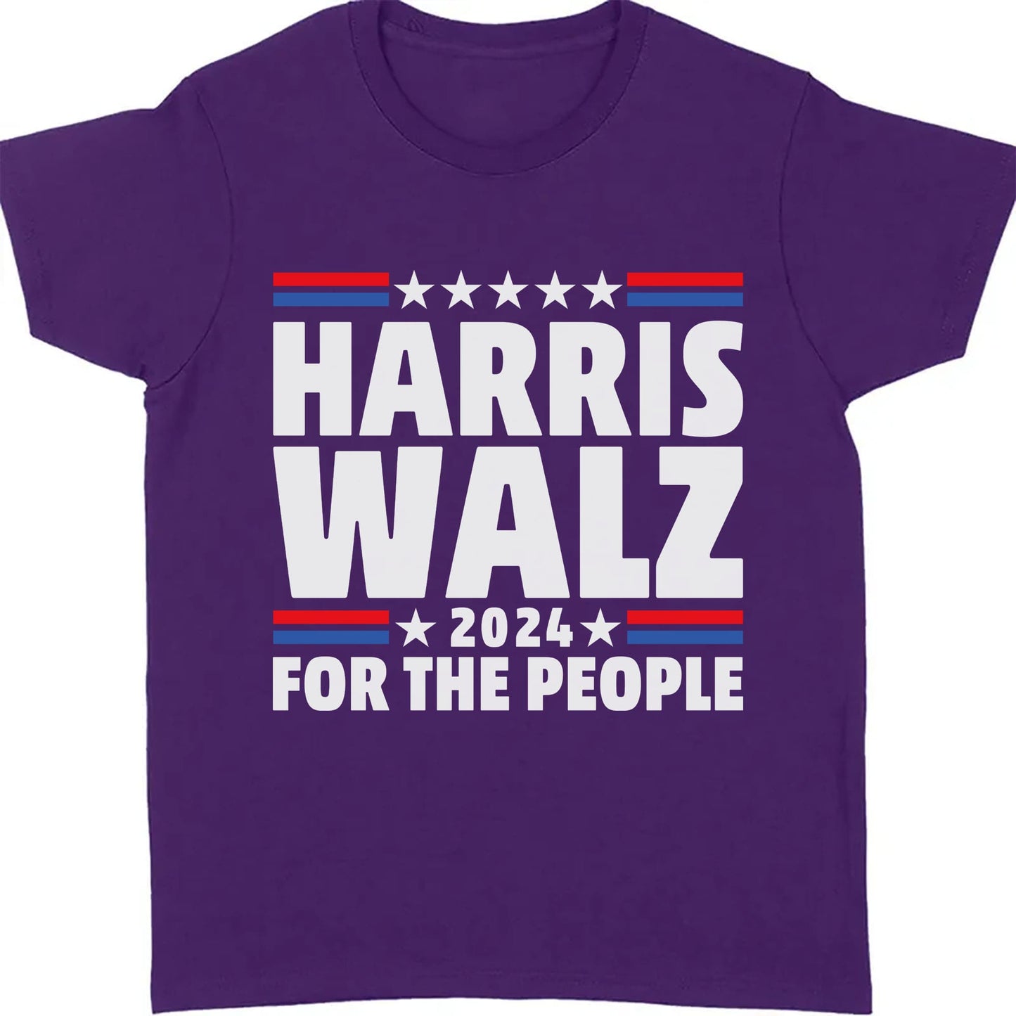 Harris Walz For The People | Kamala Harris 2024 Shirt | Tim Walz Shirt | Democrat Shirt Dark T1251 - KH2