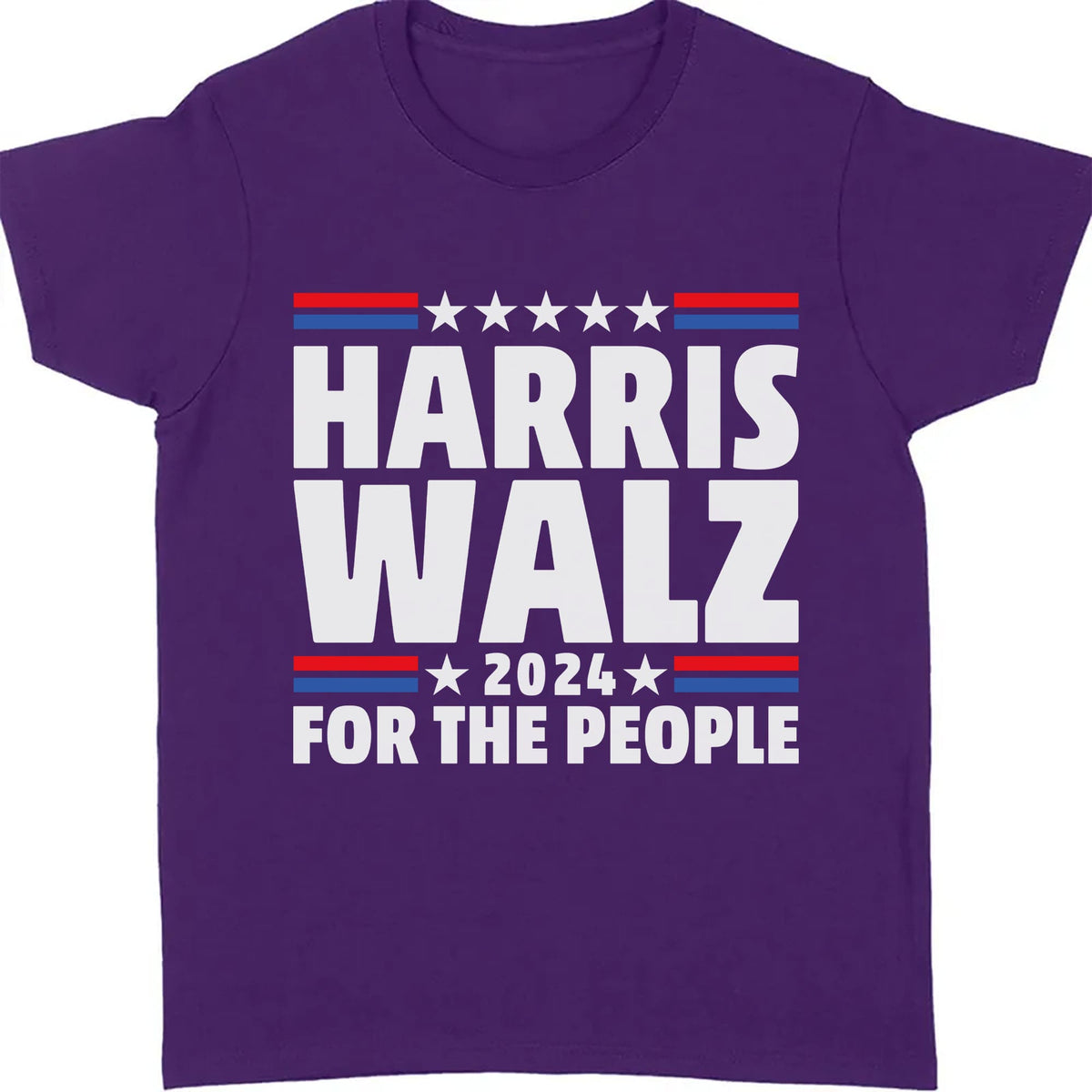 Harris Walz For The People | Kamala Harris 2024 Shirt | Tim Walz Shirt | Democrat Shirt Dark T1251 - KH2