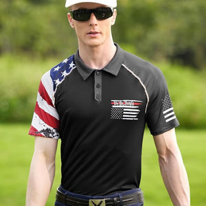 Patriotic American Graphic Polo Shirt| Personalized Golf Shirt | Golf Team Outfit | Gift For Golf Lovers 683996
