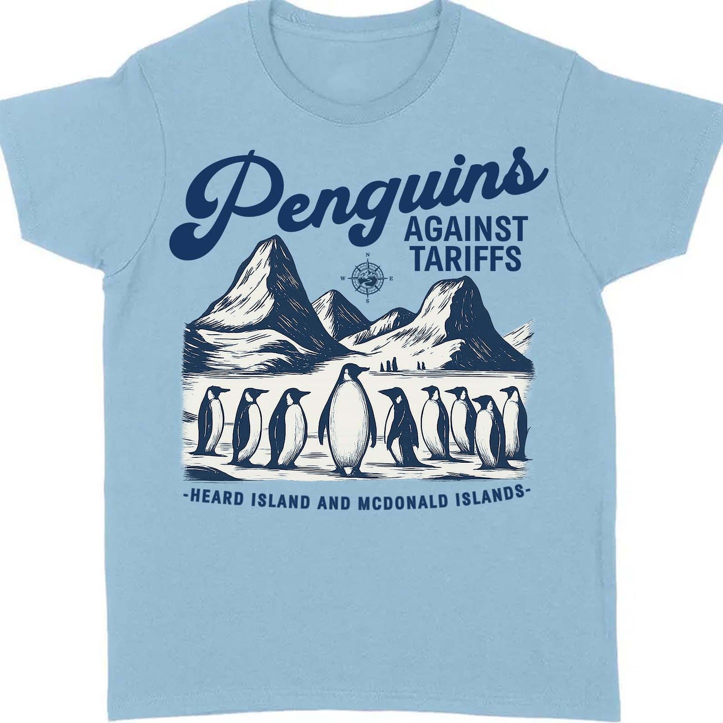 Penguins Against Tariffs Shirt – Funny 8647 Anti Trump Shirt, Resist Penguins Tariff Protest Bright T-Shirt, Anti MAGA Political Tee 682193