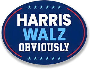 10 Pack Harris Walz 2024 for President Bumper Car Decal Stickers, Waterproof Anti-Fade Kamala Harris Tim Walz (Waltz) Democrat Campaign Stickers, 6X4 Inch