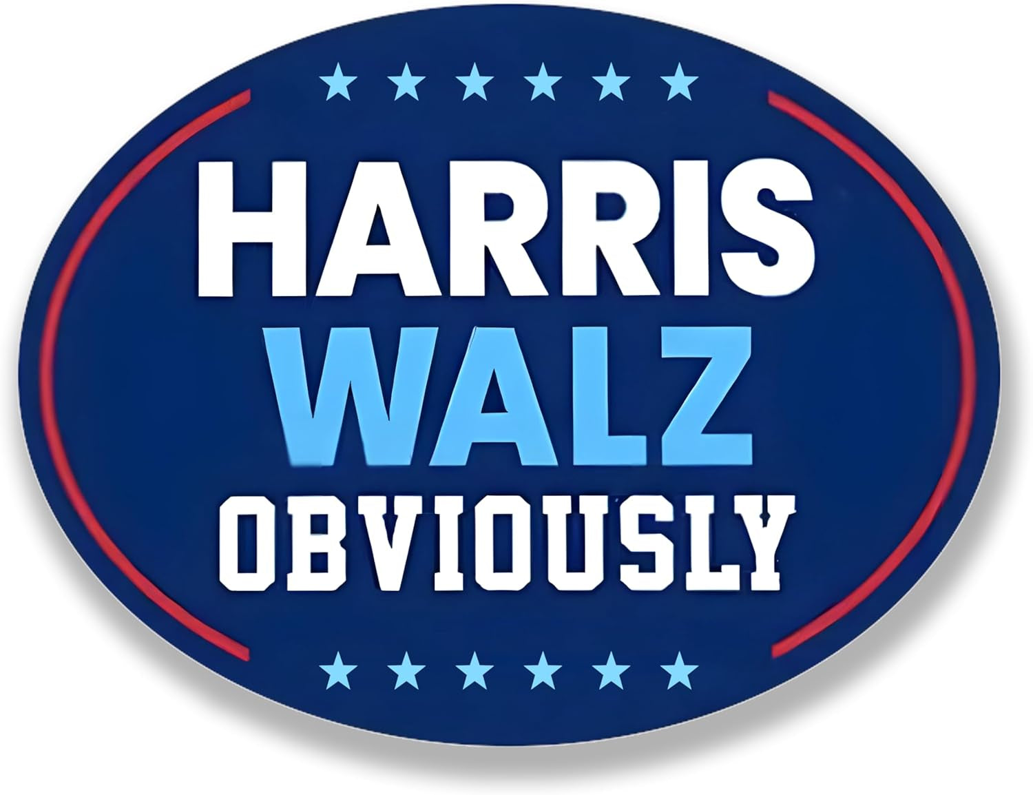 10 Pack Harris Walz 2024 for President Bumper Car Decal Stickers, Waterproof Anti-Fade Kamala Harris Tim Walz (Waltz) Democrat Campaign Stickers, 6X4 Inch